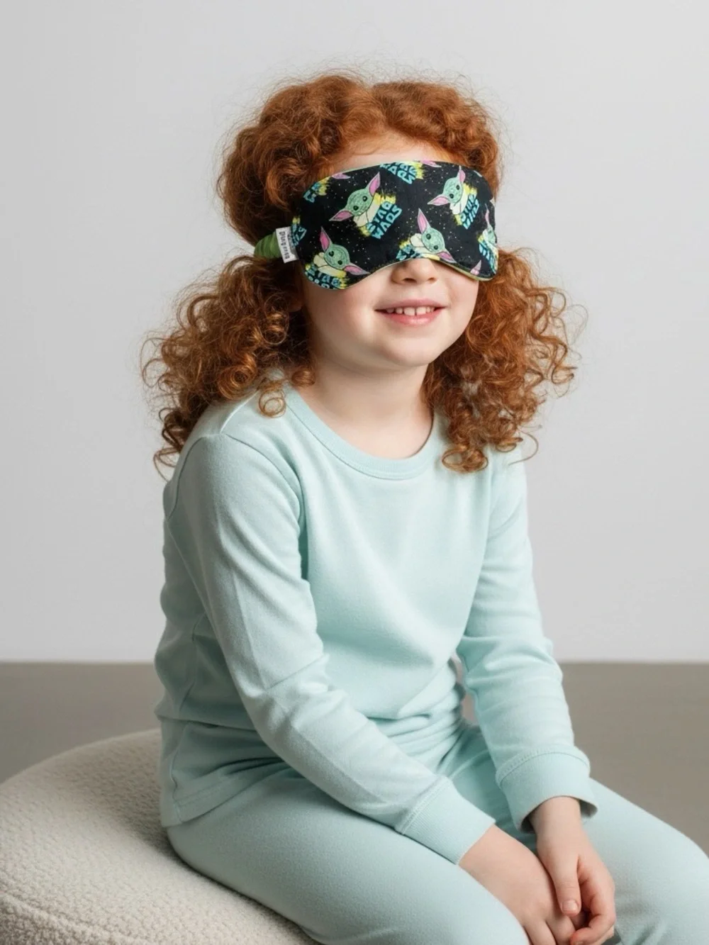 Star Wars Baby Yoda Grogu Print Kids Sleep Mask